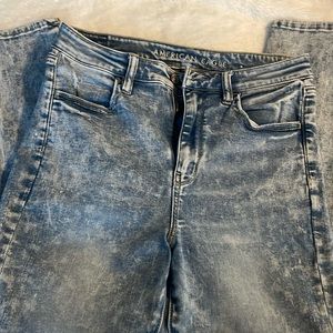 Super high rise jegging crop